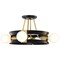 Nuvo Marsden 4-Light Semi Flush Matte Black and Natural Brass 60/7866 - alternate 6